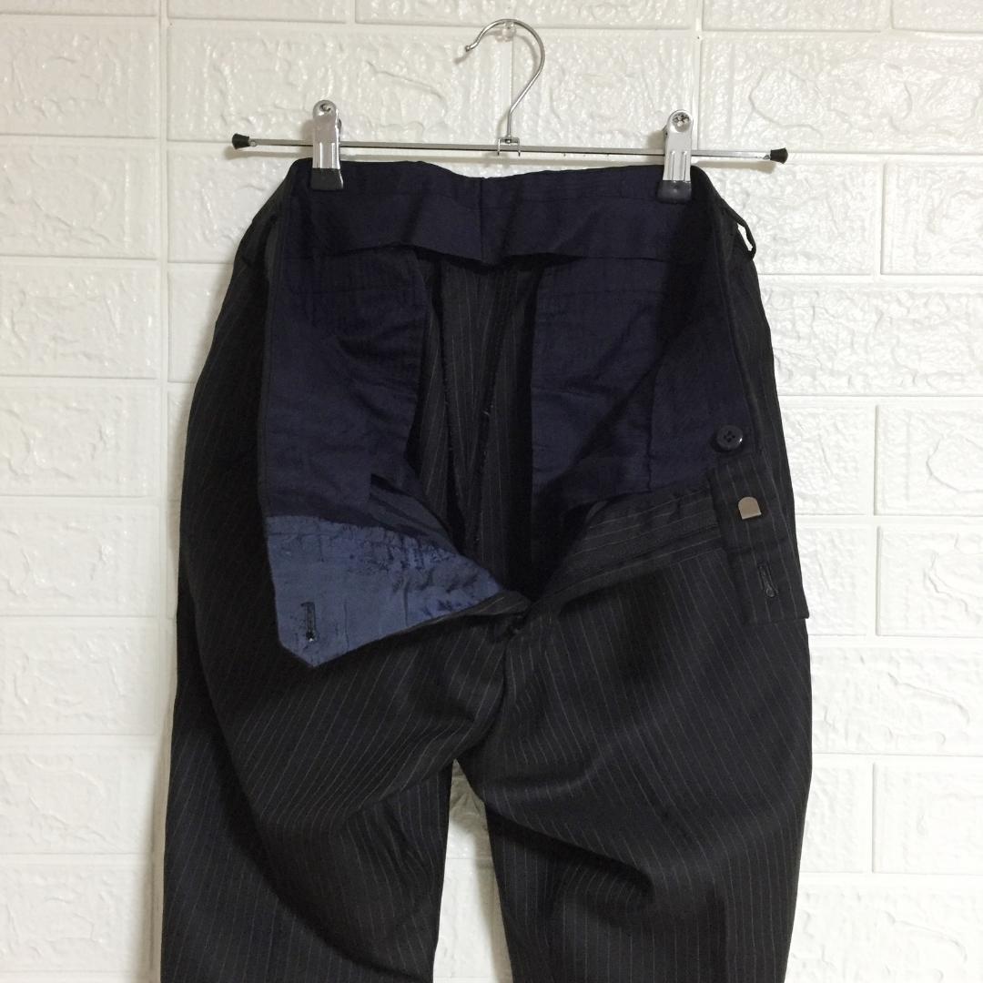 no38452 ポールスミス シルク混 ストライプ スーツ セットアップ