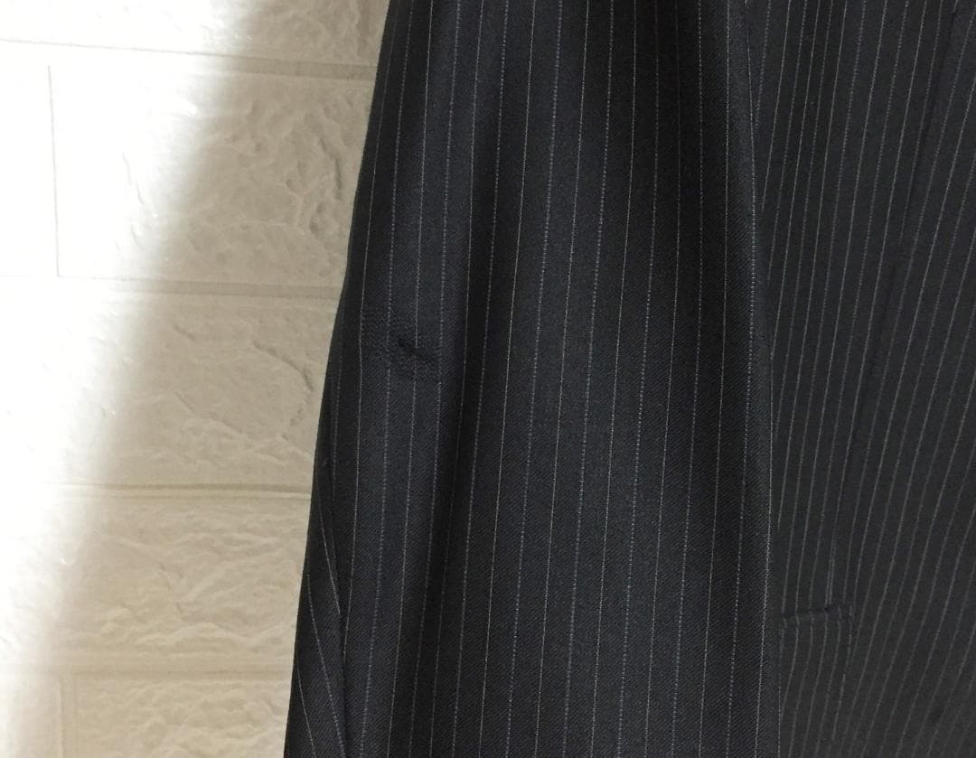 no38452 ポールスミス シルク混 ストライプ スーツ セットアップ