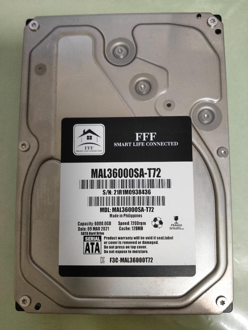 MARSHAL 6TB 内蔵型ハードディスクドライブ