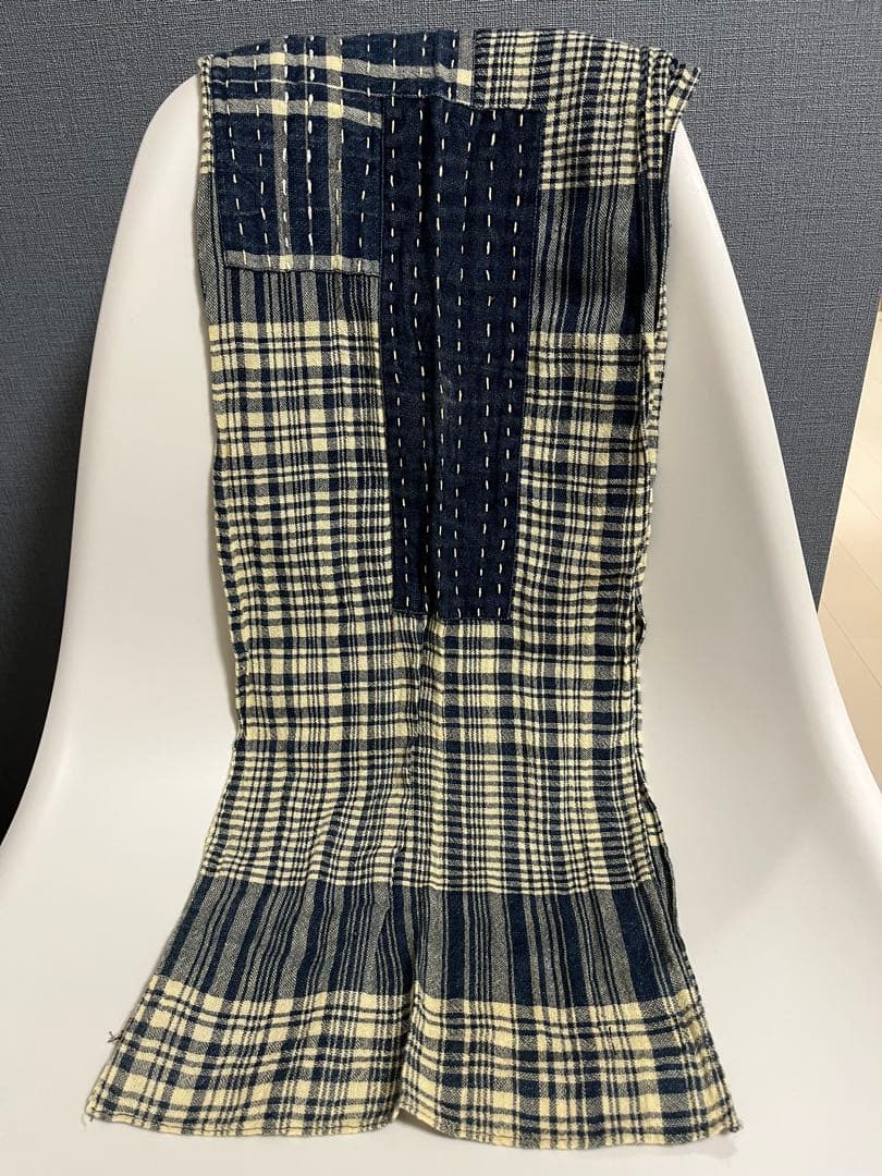 RRL インディゴ　パッチワーク　スカーフ