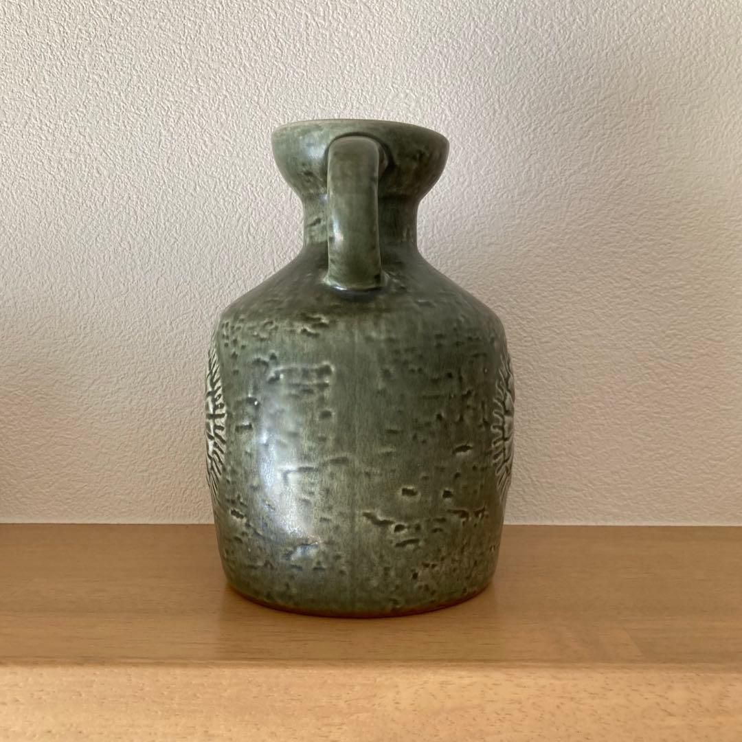 北欧ヴィンテージ　ロールストランド 陶器のフラワーベース/花器/花瓶/水差し