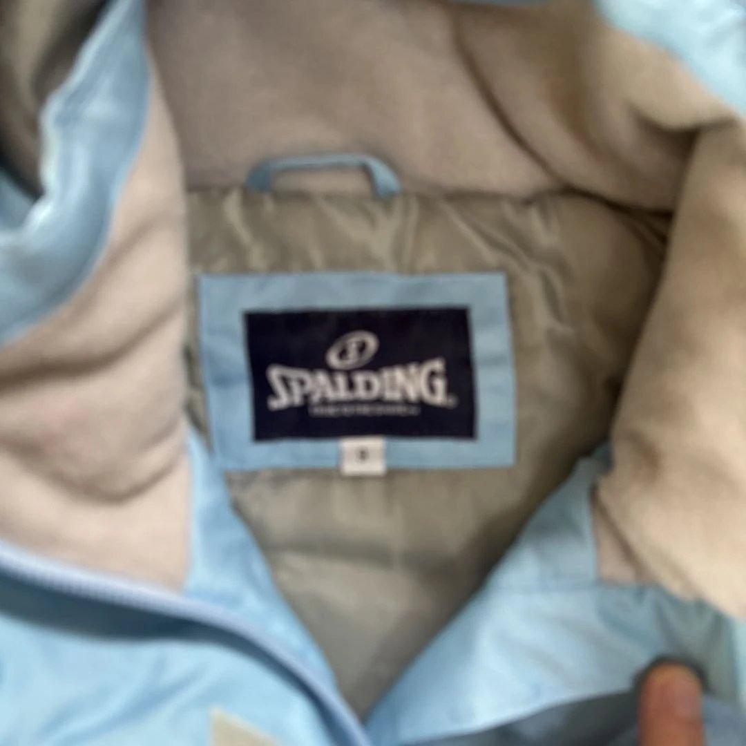 SPALDING スキーウェア 水色 ファー付き