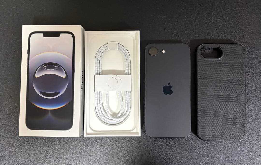 iPhone16e 128GB ブラック SIMフリー Apple 傷あり