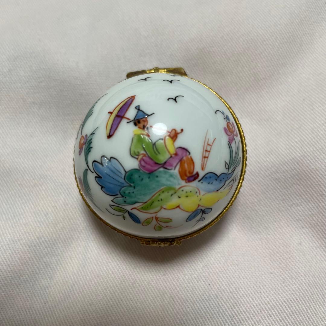 リモージュ焼　ピルケース