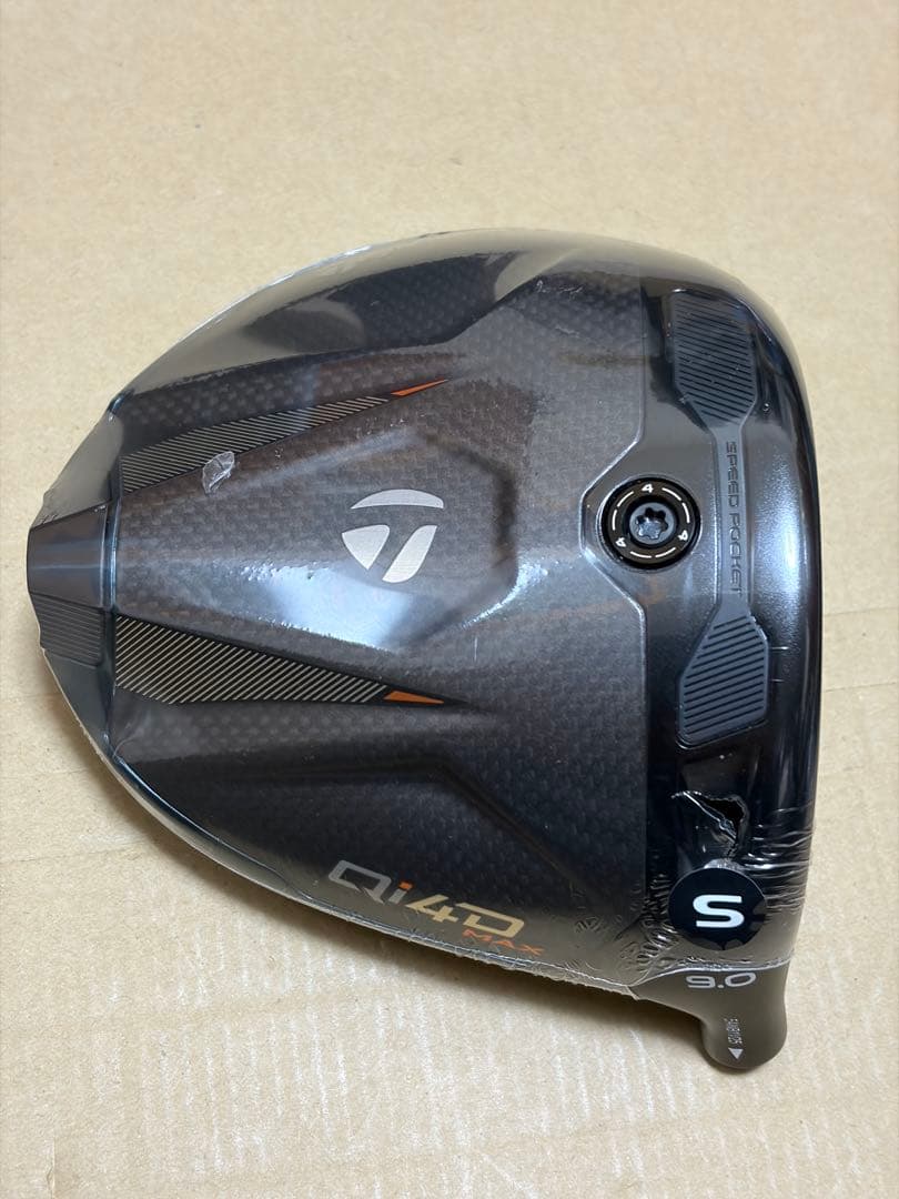 新品未使用 テーラーメイド最新ドライバー Qi4D MAX 9° ヘッド