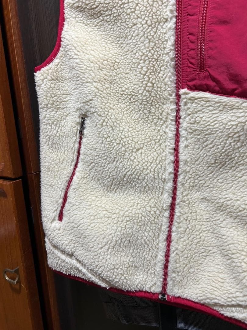 パタゴニア レトロX　ベスト　ナチュラル赤　Sサイズ