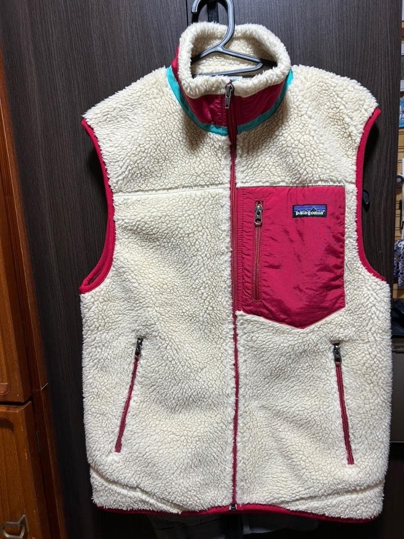 パタゴニア レトロX　ベスト　ナチュラル赤　Sサイズ