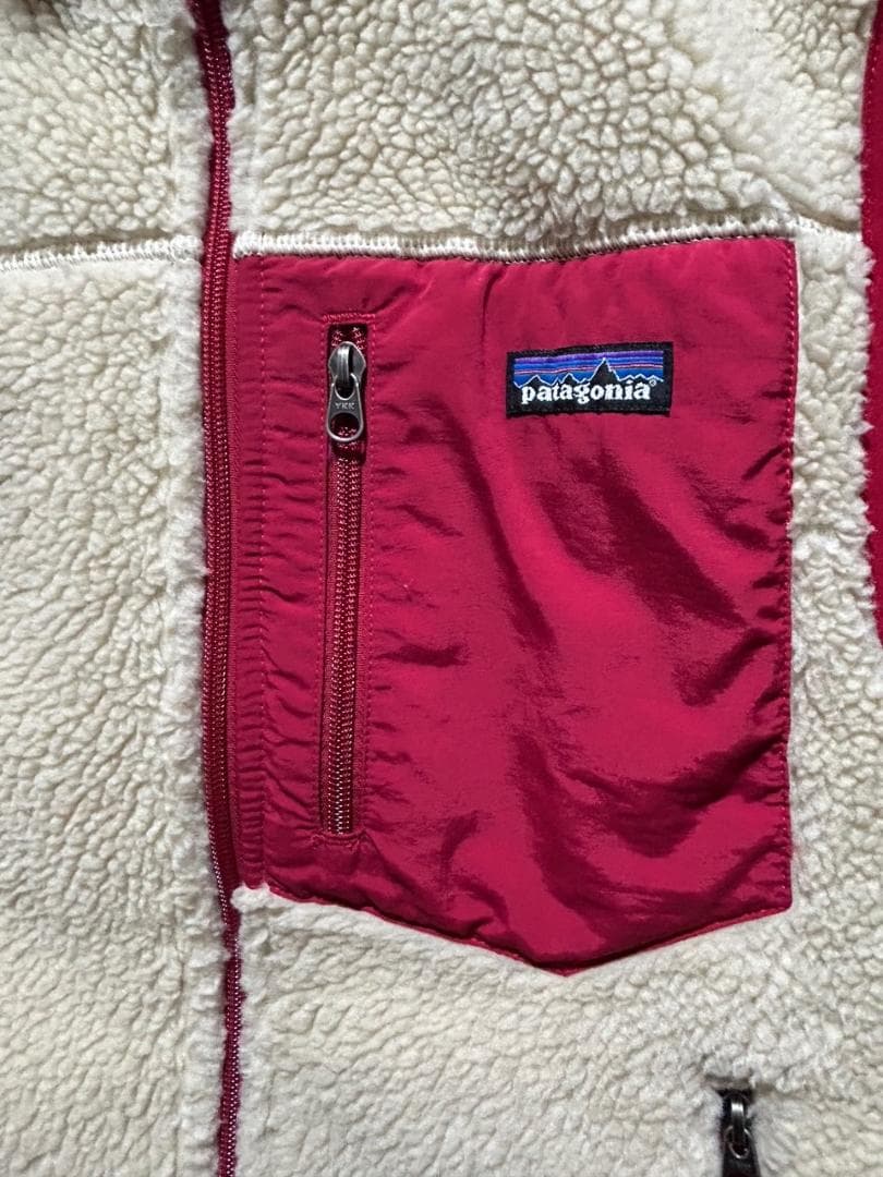 パタゴニア レトロX　ベスト　ナチュラル赤　Sサイズ