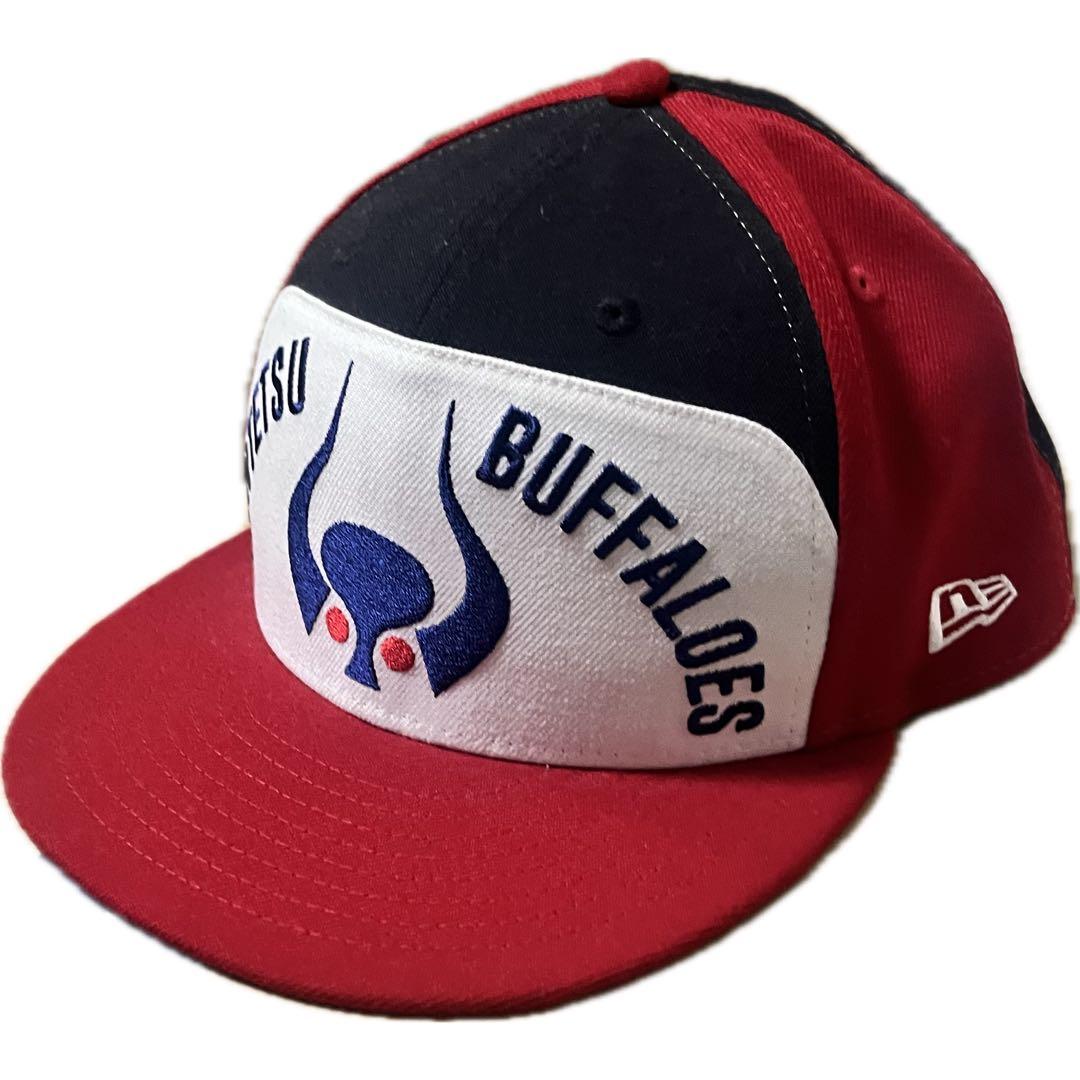 美品 NEWERA 7 5/8 60.6cm 大阪 近鉄 バファローズ 岡本太郎