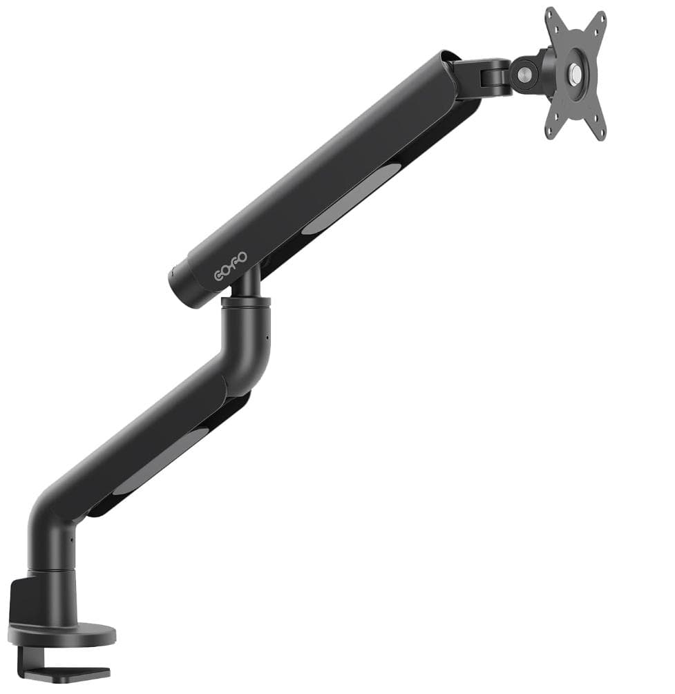 COFO 無重力モニターアーム Pro シングル ブラック (+ 補強プレート)