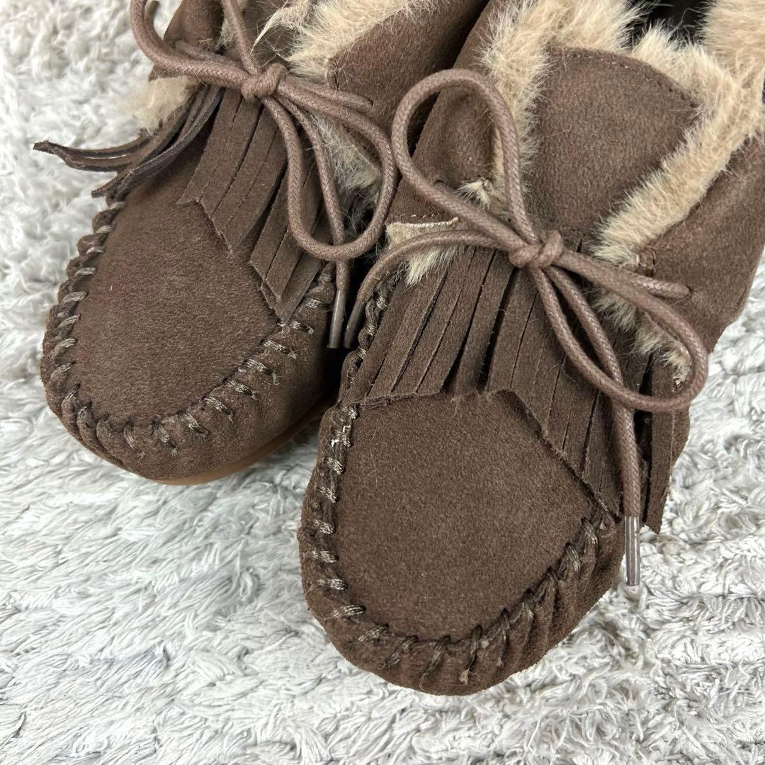 REGAL x MINETONKA シューズ M ブラウン ハイカットモカシン