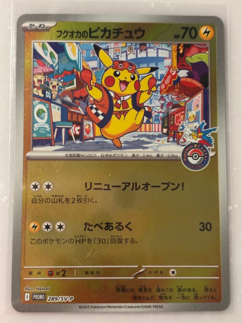 フクオカのピカチュウ 289/SVP