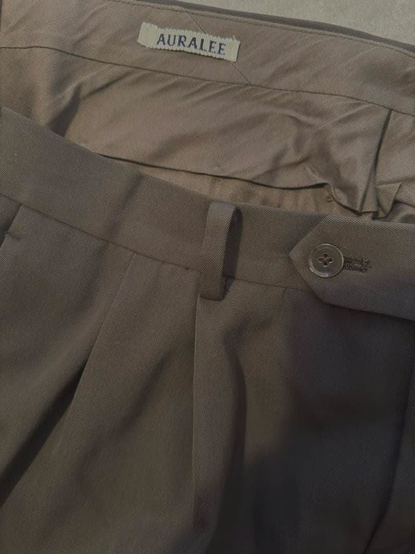 23aw AURALEE セットアップ Light Wool Max