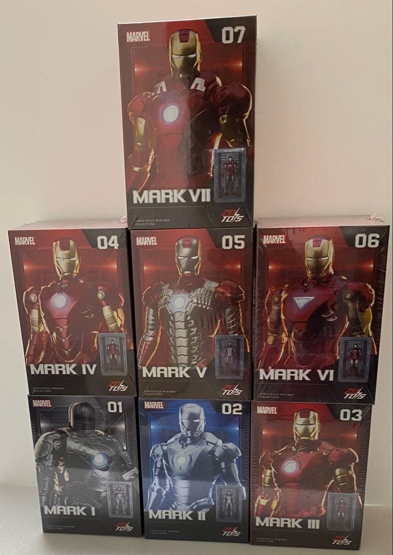 MARVEL アイアンマン MARK I-VII・ホールオブアーマー