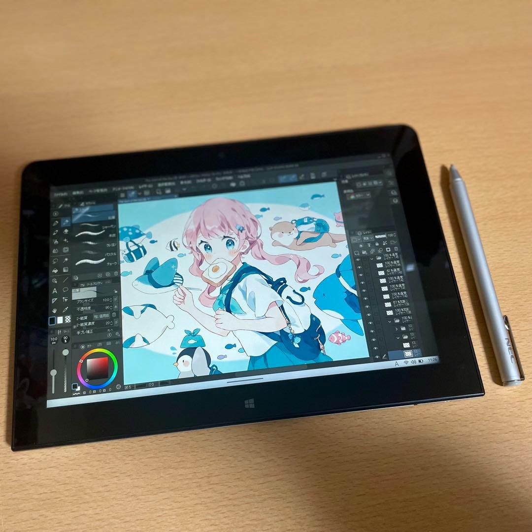 ◎特価! NEC ワコム 筆圧2048段階 128GB お絵描きタブレット