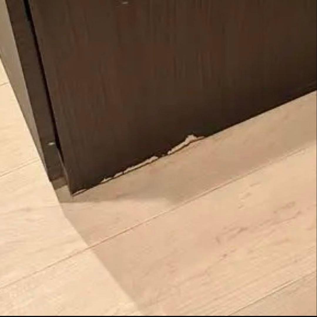 【値下】ニトリキッチンカウンター（キュリー2 120CT DBR）ダークブラウン