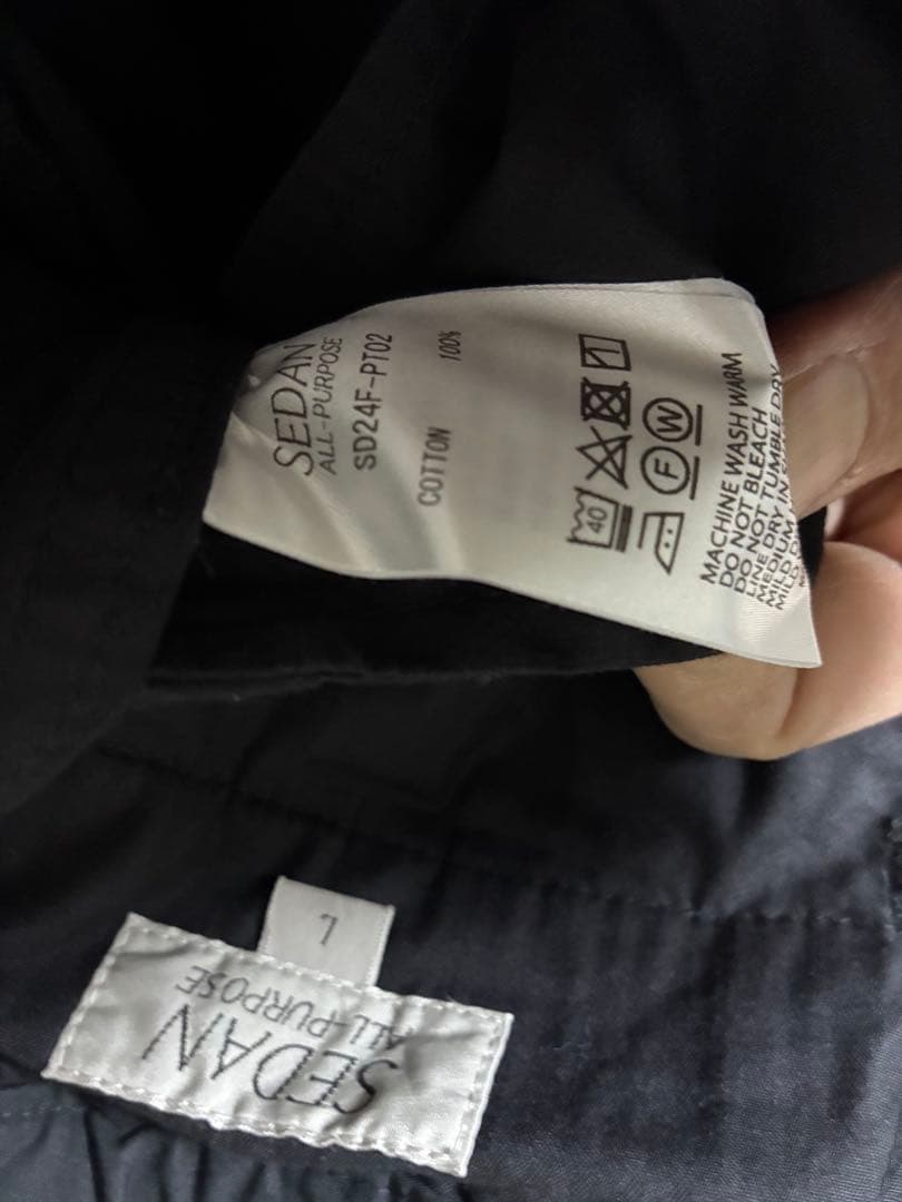 SEDAN ALL-PURPOSE Big Cargo Pant ブラック