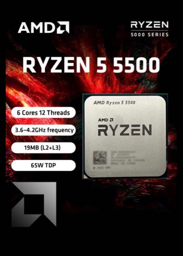 CPU ryzen5 5500