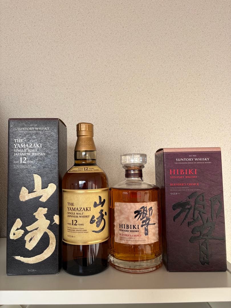 山崎12年・響ブレンダーチョイス箱付き