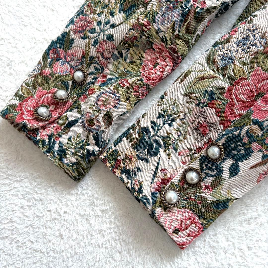 sister jane 花柄ジャガードジャケット ゴブラン