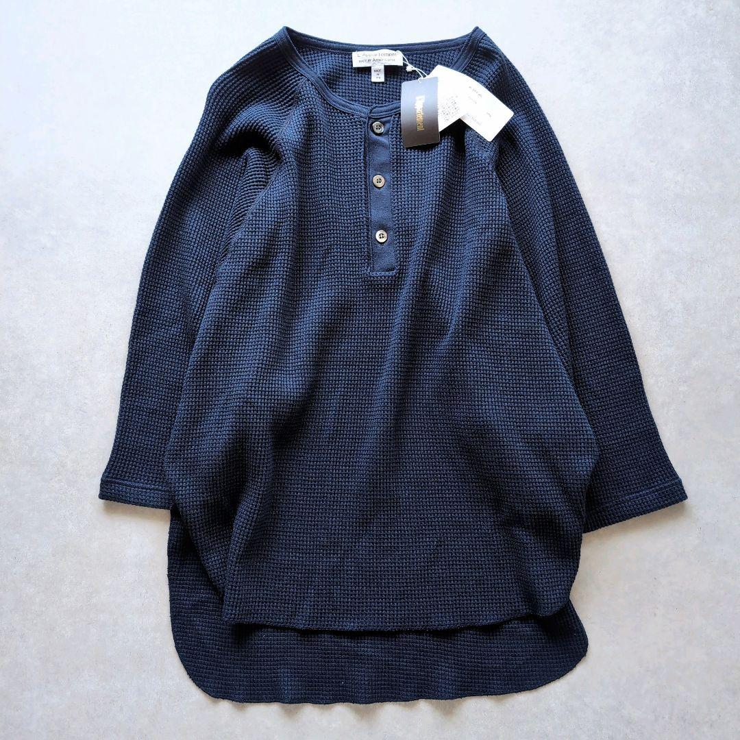 未使用タグ付き✨ アメリカーナ ヘンリーネック サーマルチュニック