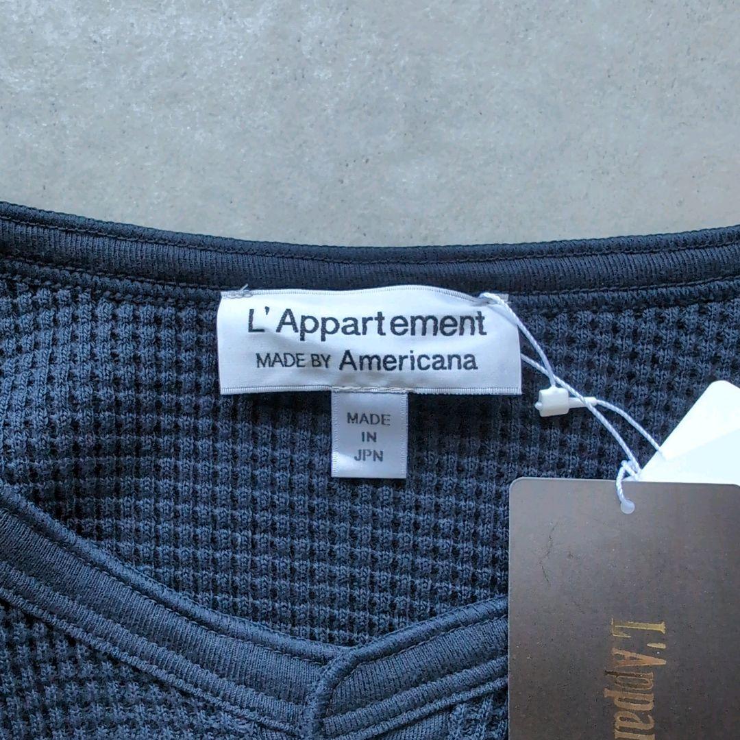 未使用タグ付き✨ アメリカーナ ヘンリーネック サーマルチュニック