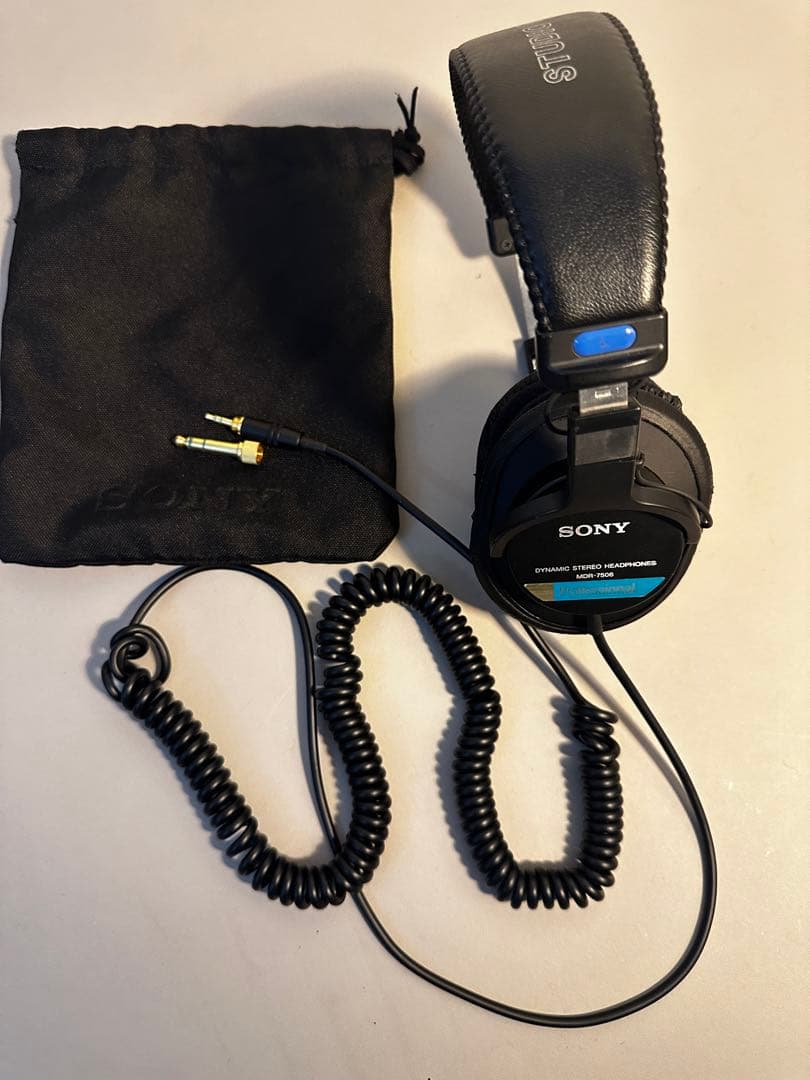 SONY MDR-7506 ヘッドホン スタジオモニター 青帯
