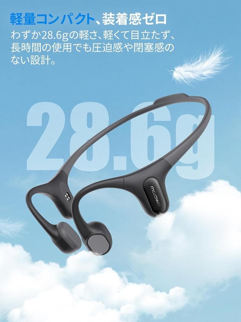 【日本初上陸】アスリート愛用Mojawa RunPlus 骨伝導イヤフォン