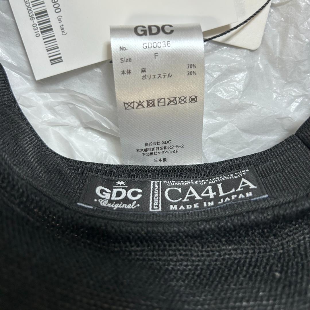 ヒ*ル様 GDC CA4LA Linen Beret ブラック 　ベレー帽　キム
