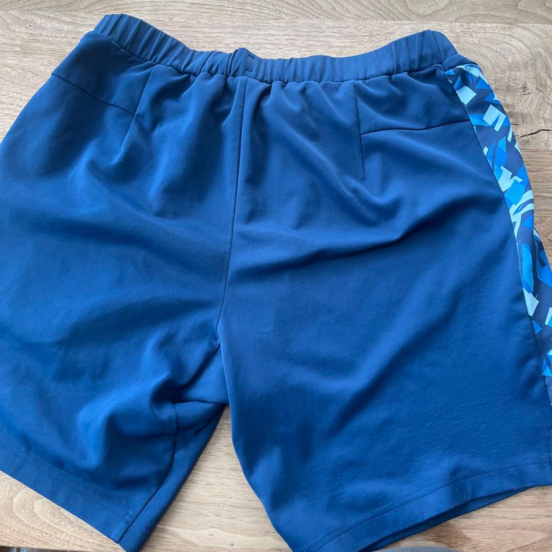 ゆ*う様 最安値！！YONEX バドミントンパンツ ブルー L日本代表
