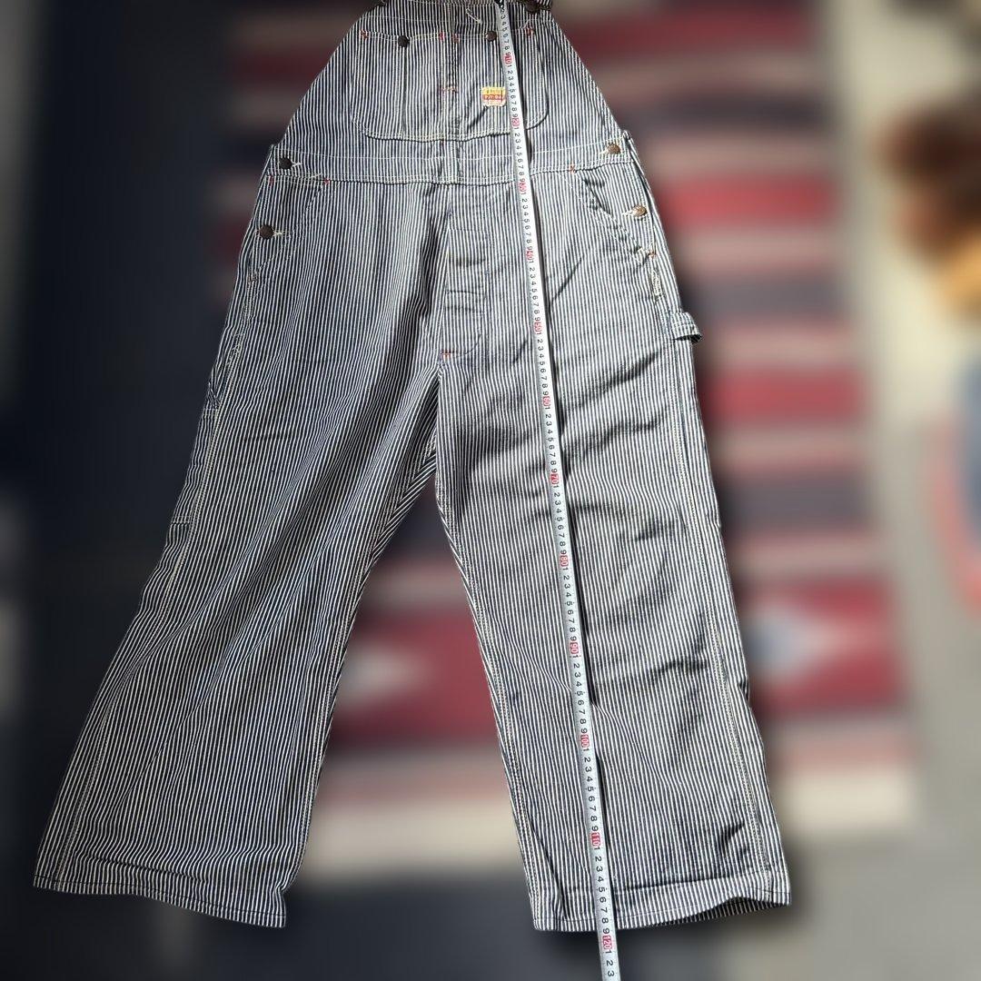 PAY-DAY ヒッコリーストライプオーバーオール