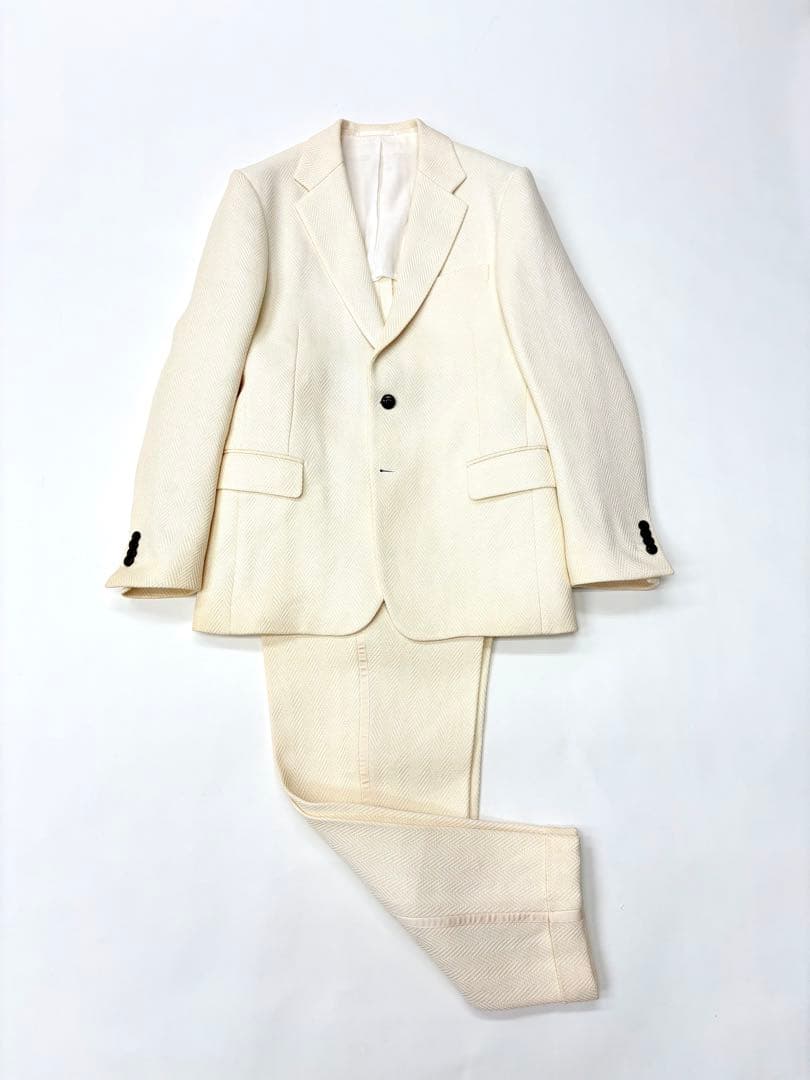 トゥモローランド スーツ シングル 50/48 ホワイト、クリーム系