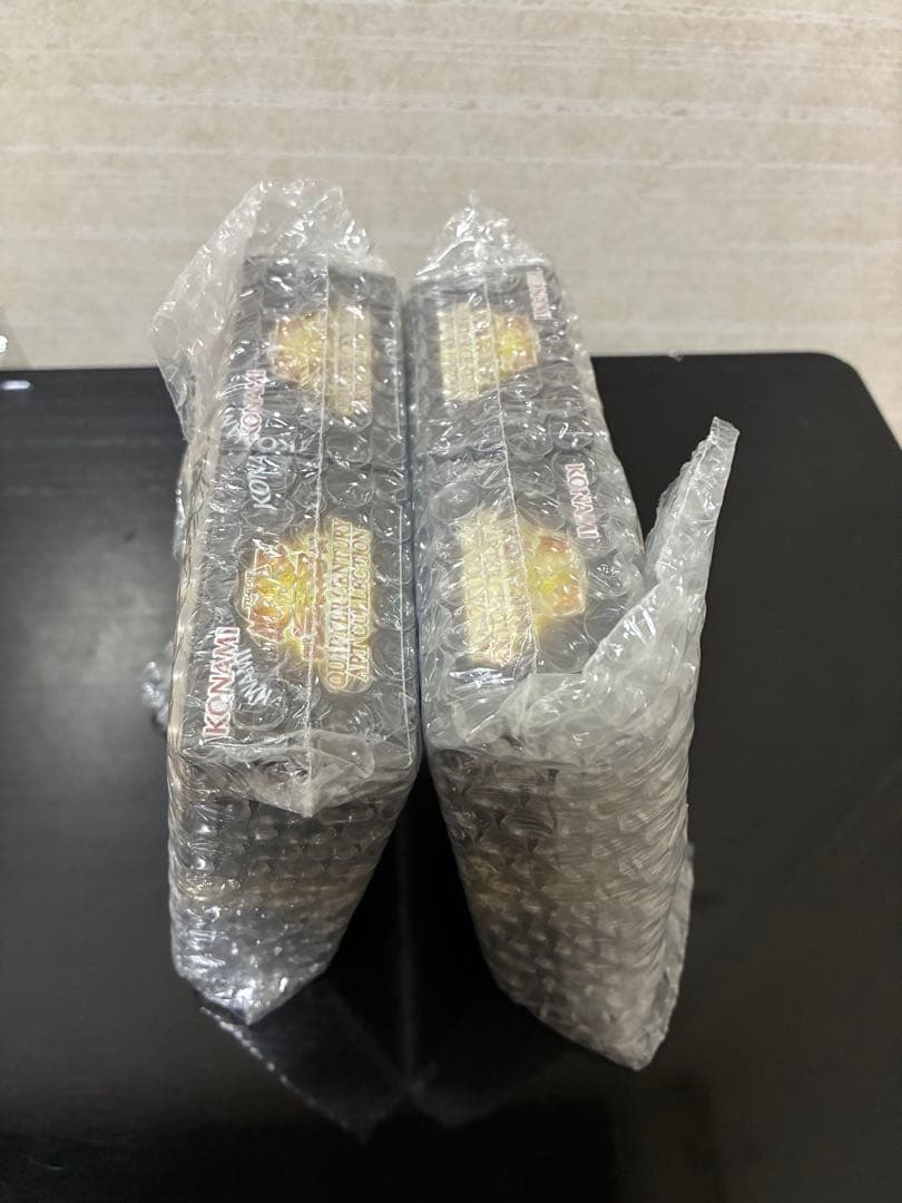 ゴ*ん様 遊戯王QCAC シュリンク付き未開封BOX×4 19000円〜オークシ