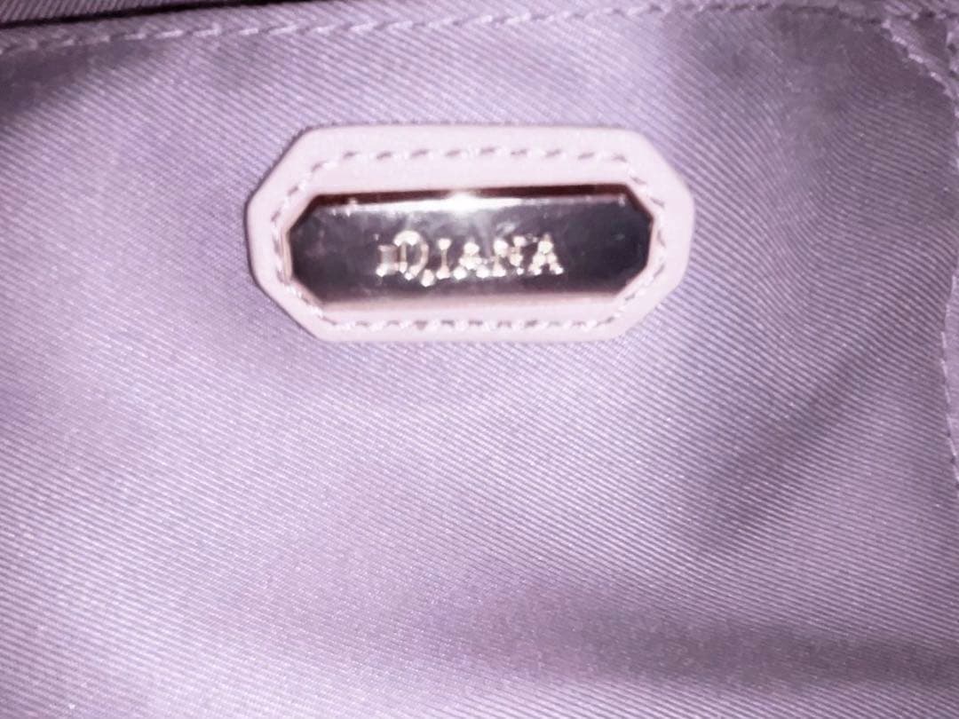DIANA ミニボストンBAG トープゴウヒスムース/ライトブロンズグリッター