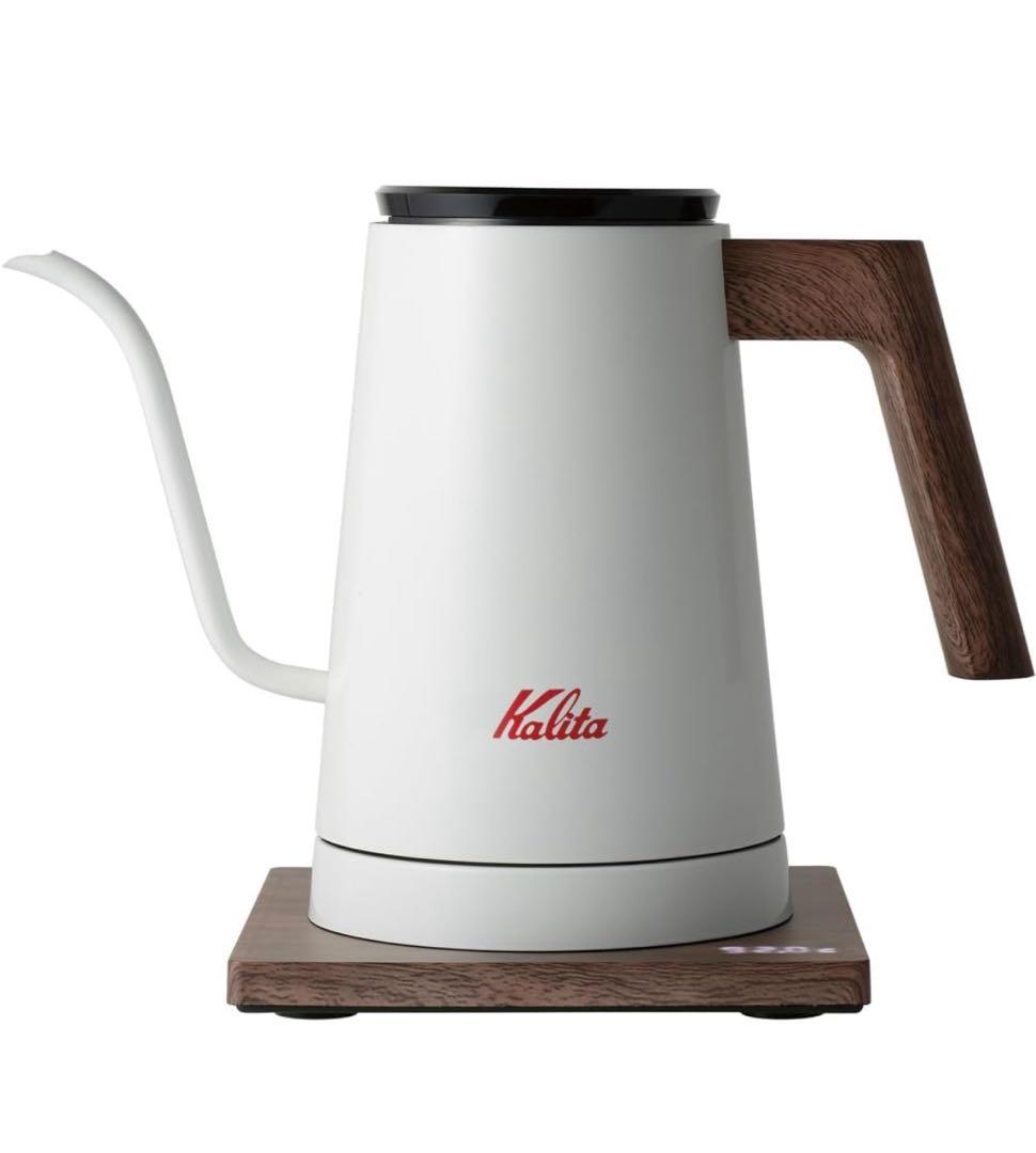 カリタ 600ml ホワイト KEDP-600 JP 電気ケトル 細口ノズル