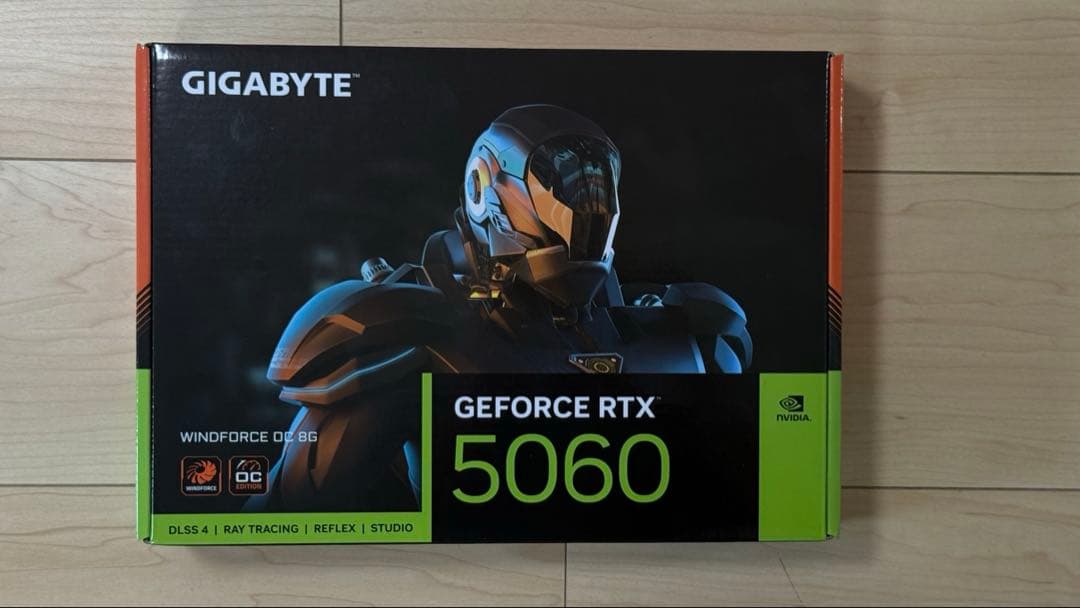 グラフィックボード・グラボ・ビデオカード GIGABYTE GeForce RTX5060 WINDFORCE OC 8G