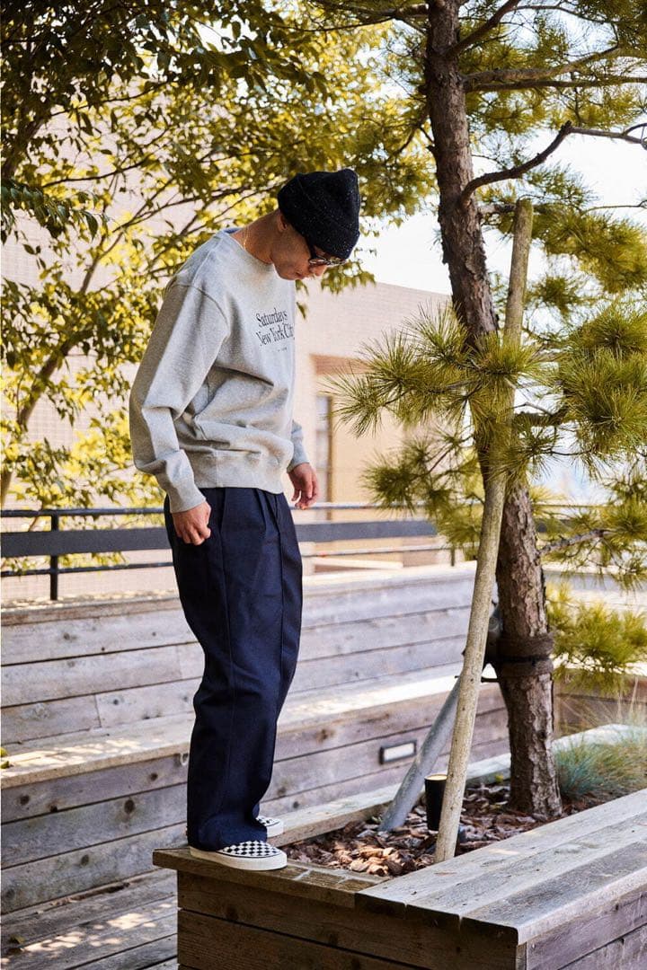 Saturdaysnyc × Dickies 2TACK WIDE ネイビー