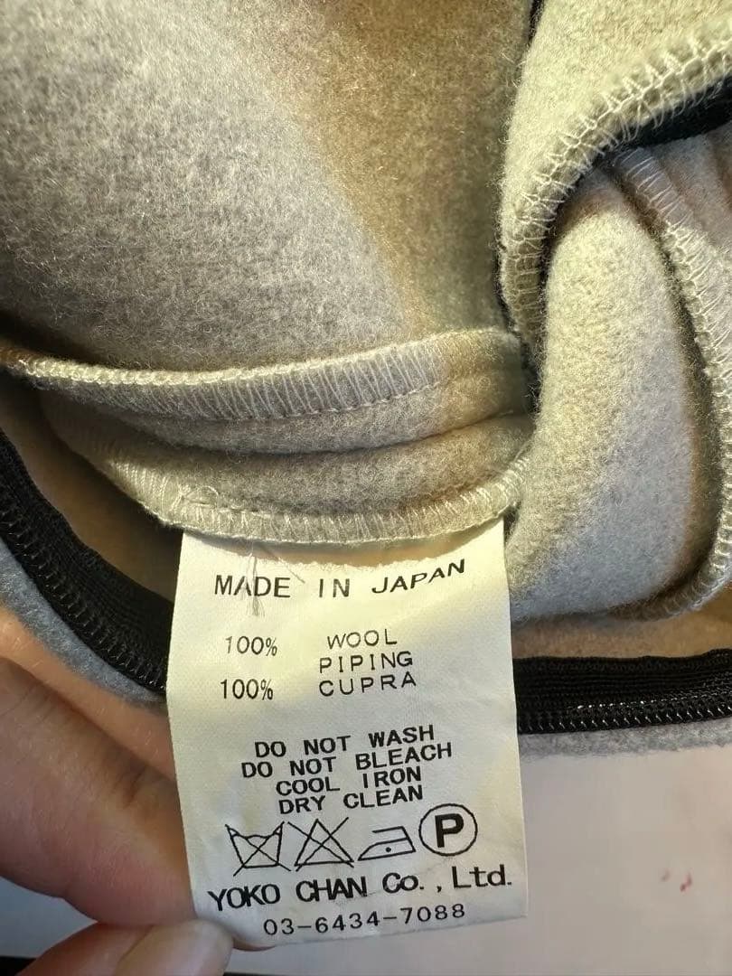 ヨーコチャン YOKOCHAN グレー ワンピース¥65000→¥12600 M