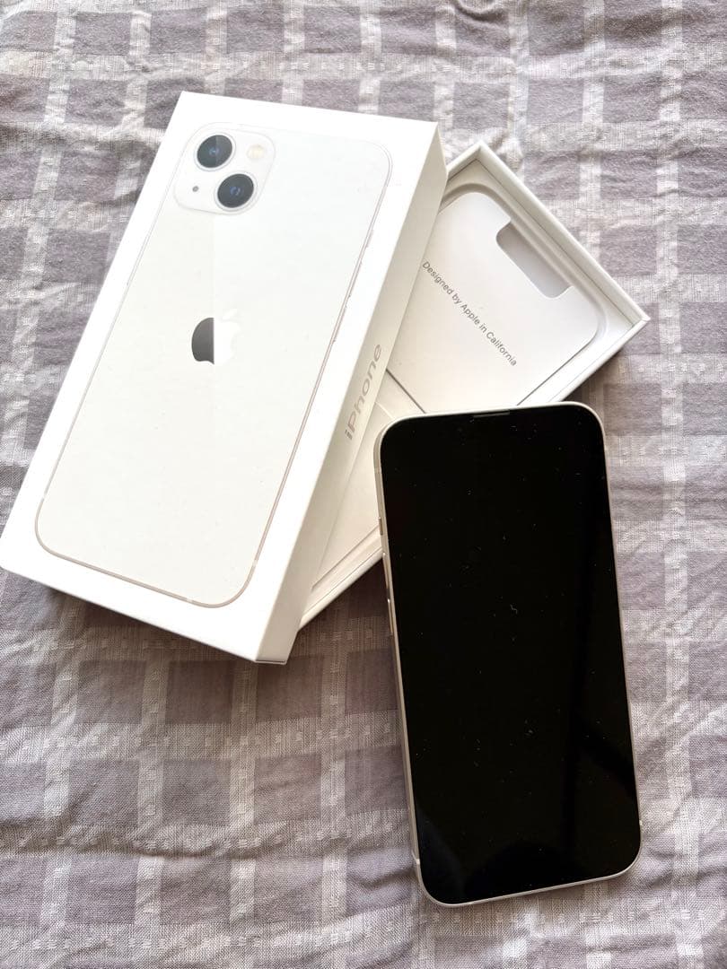 iphone 13 ホワイト 256GB バッテリー97% SIMフリー 美品