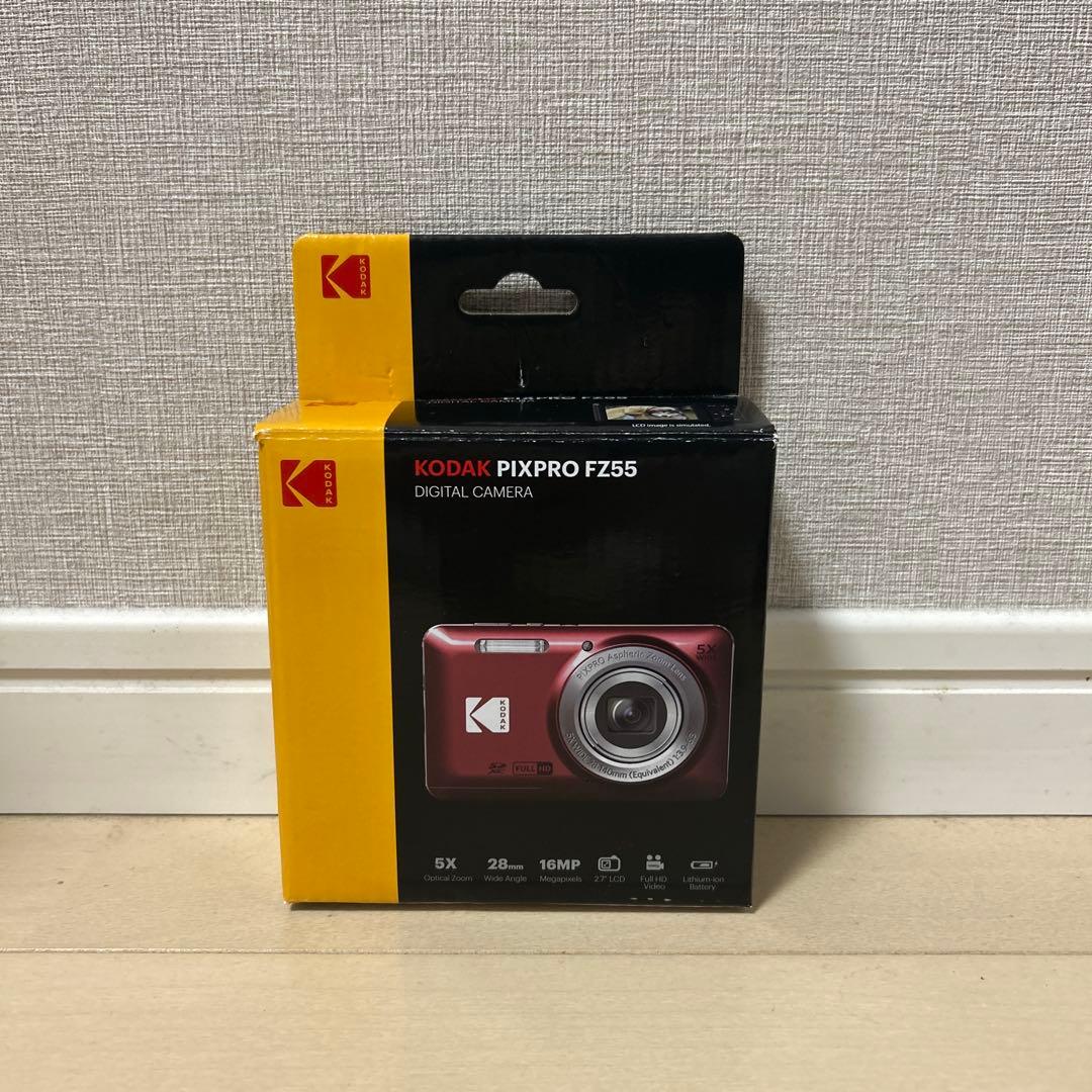 Kodak PIXPRO FZ55 デジタルカメラ SDカード付き ブラック