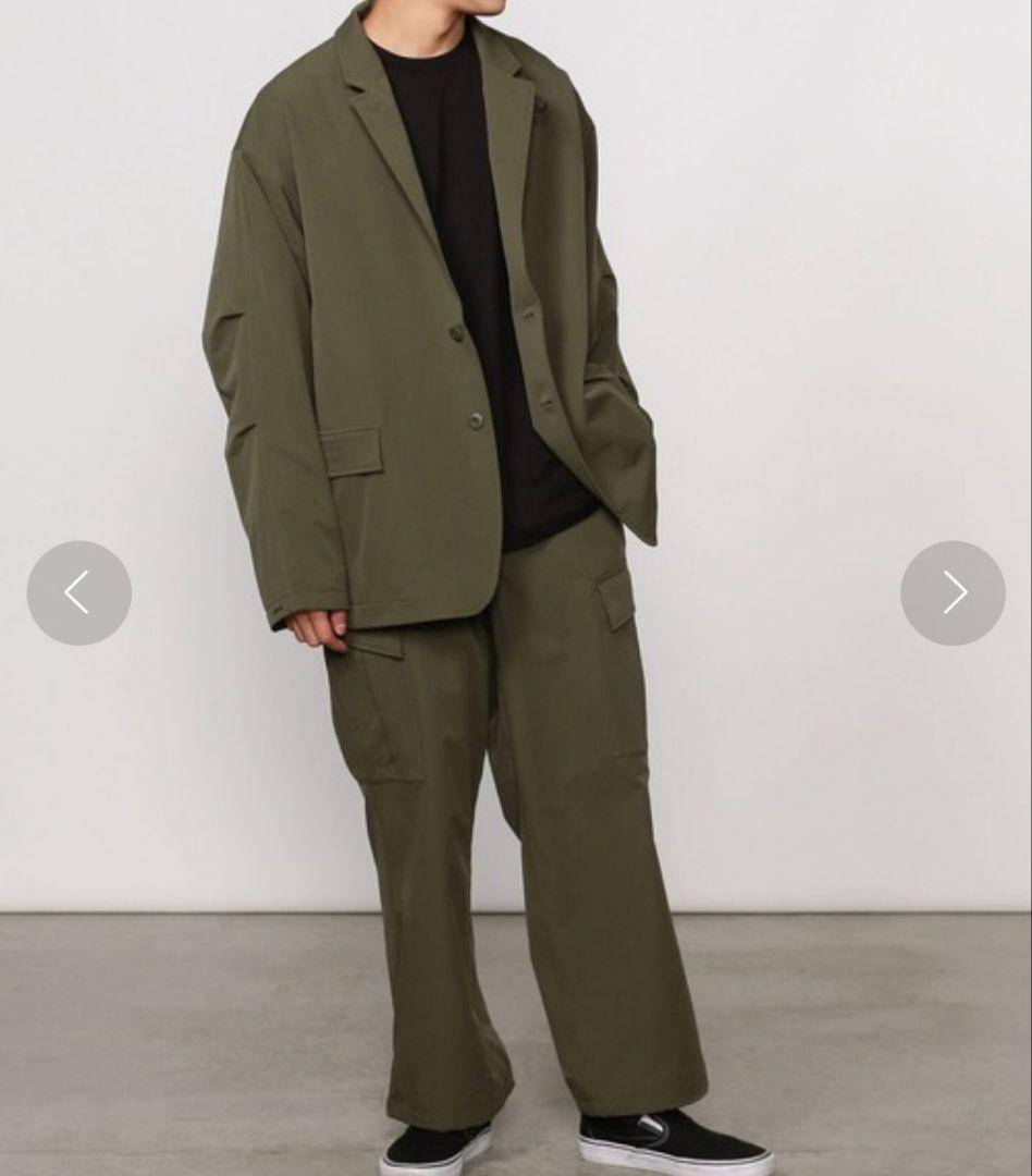 21AW DAIWA PIER39ジャケット パンツ セットアップ M カーキ