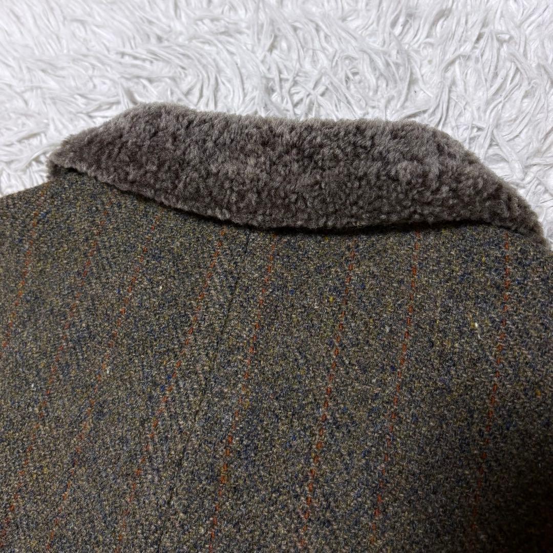 正規品✨羊革ムートンジャケット　PAPAS 　カバーオール