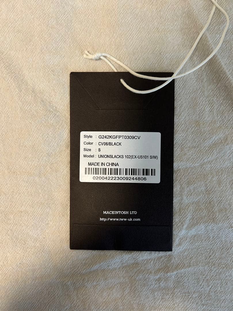 UNIONSLACKS 102 CHINO ブラック