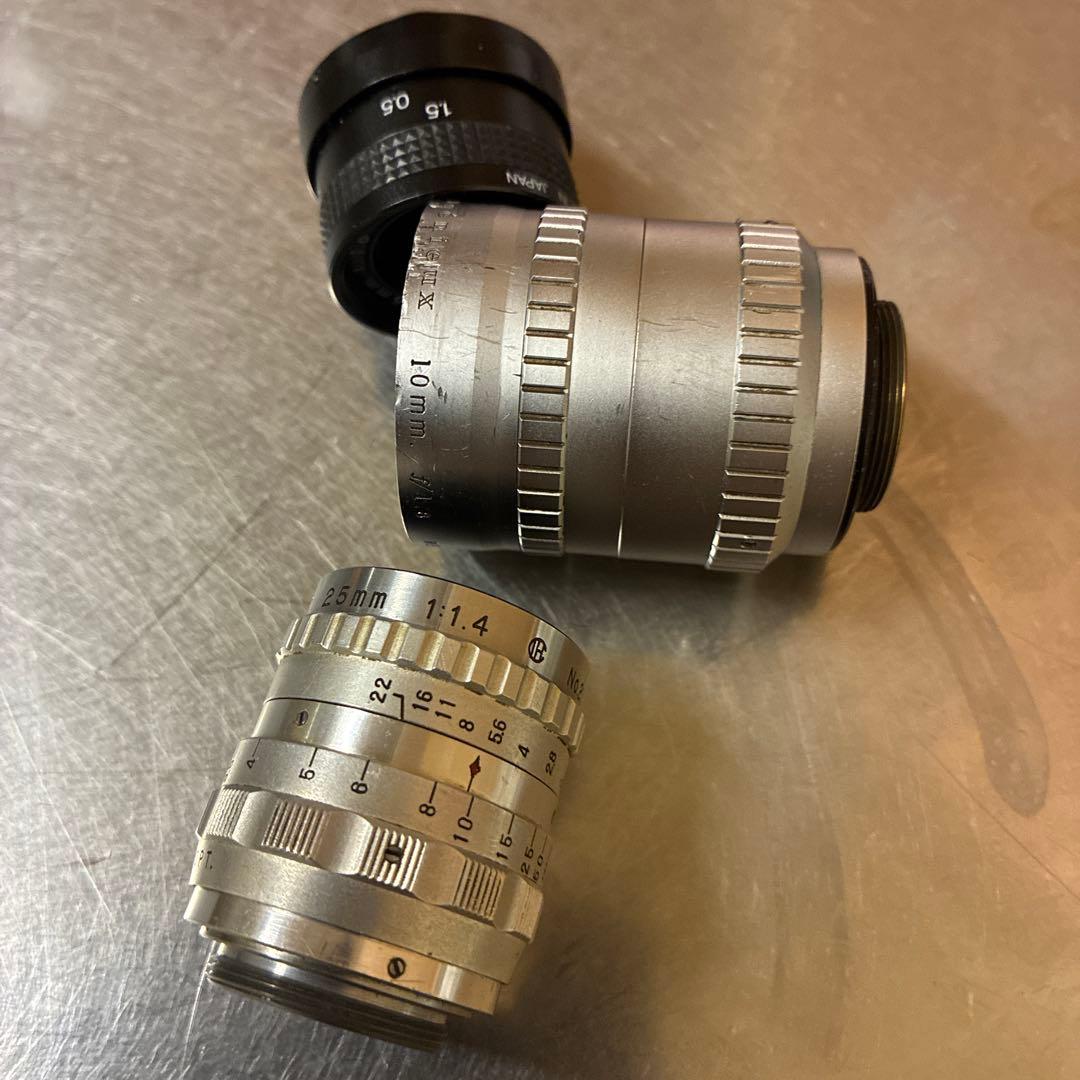 Cマウント3本セット　　　市塚光学　アンジェニュー