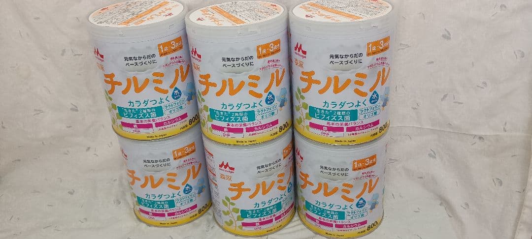 森永 チルミル 800g 1〜3歳用 粉ミルク　6缶セット