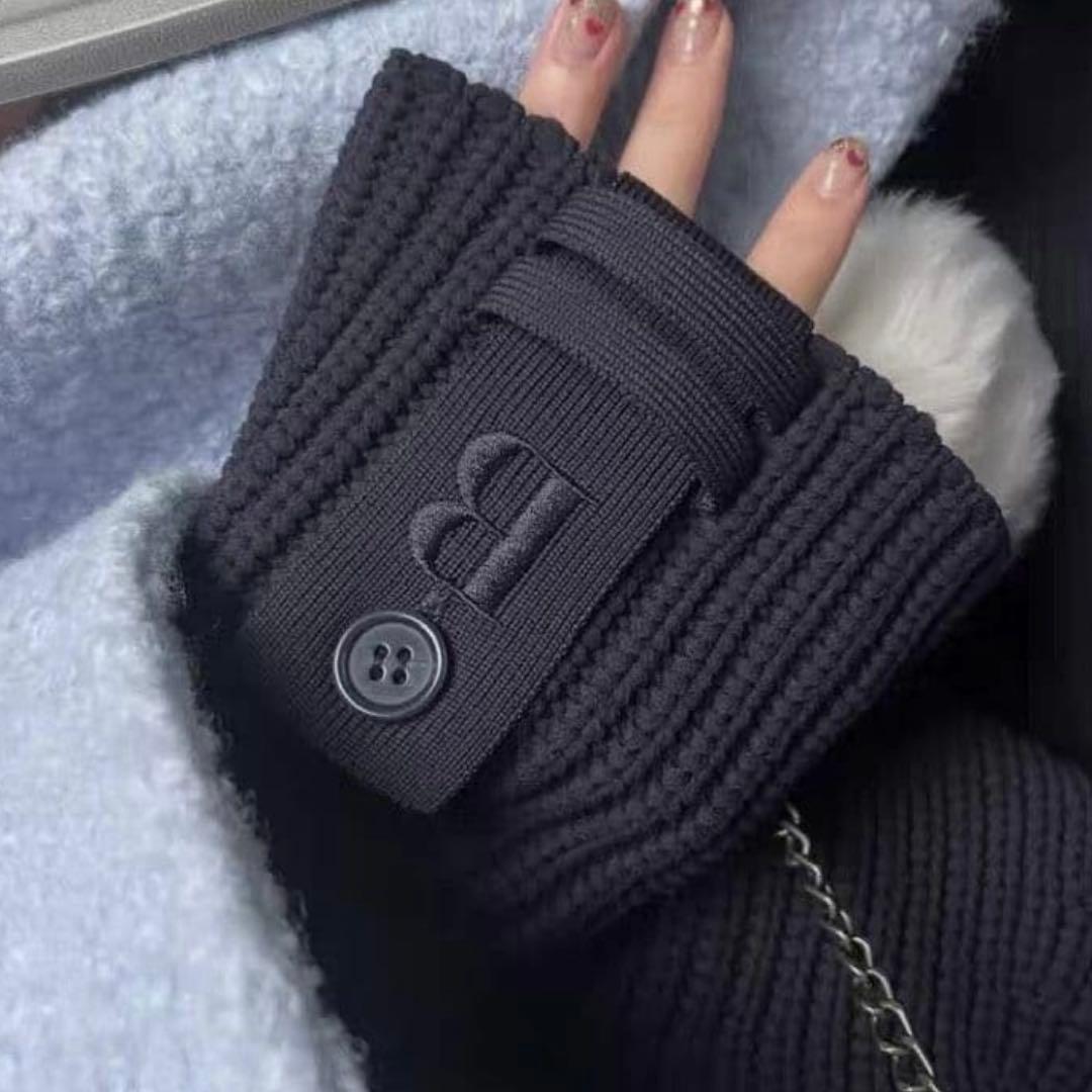 WILLOW DRESS bibiy. 新品 ネイビー ニットワンピース