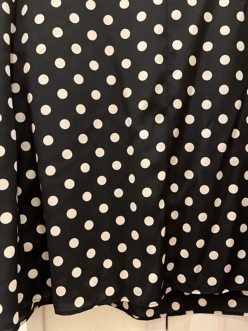 FOXEY Daisy Lin♡ドット柄長袖ブラウス トップスsize38