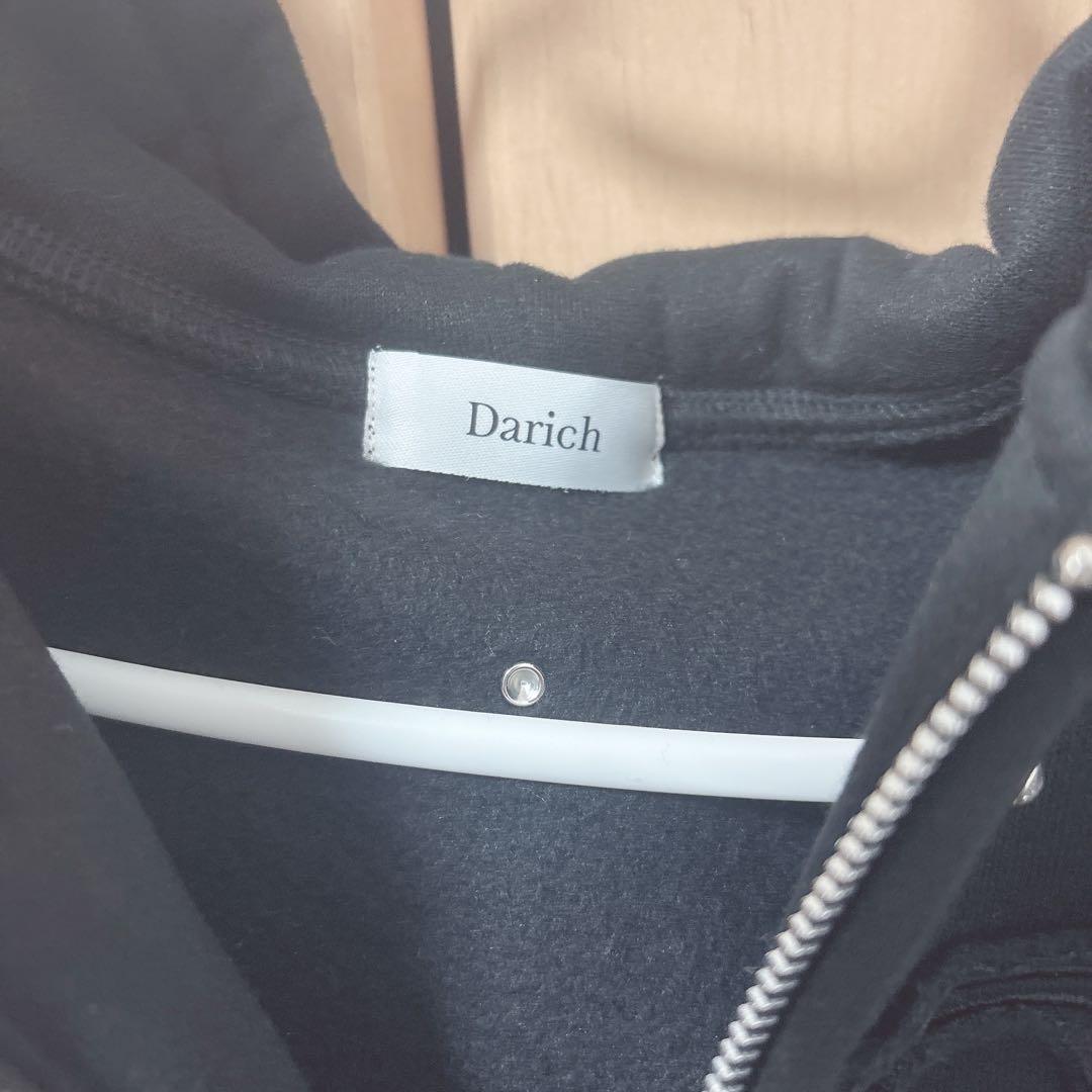 Darich DDロゴビジュージップパーカー ブラック