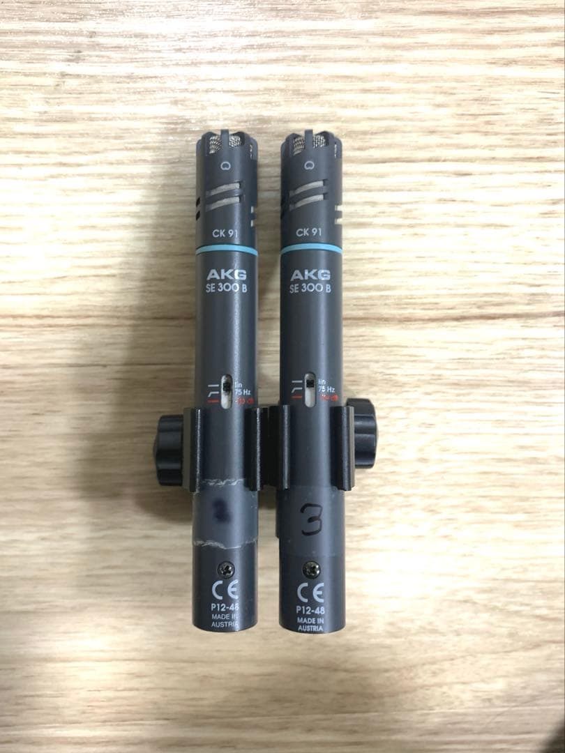 [希少]AKG C391B コンデンサーマイク ×2本セット