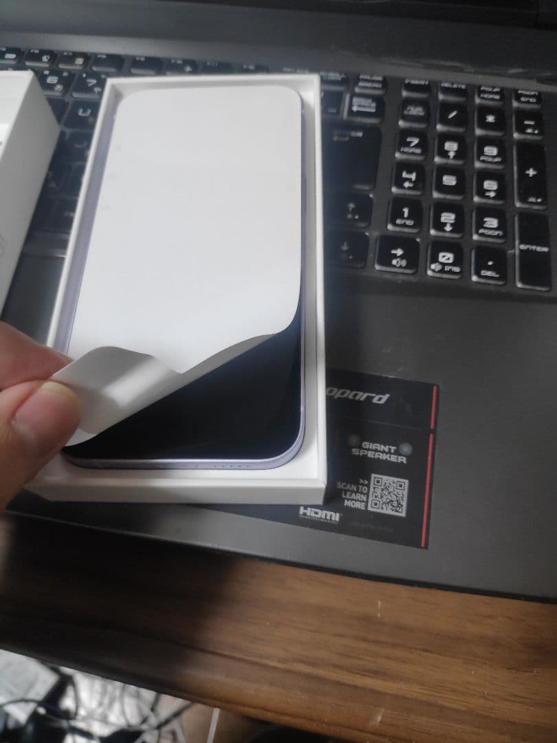 未使用】iPhone14　128GB パープル